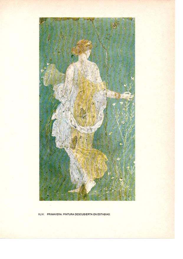 LAMINA 27833: Primavera. Pintura de Pompeya