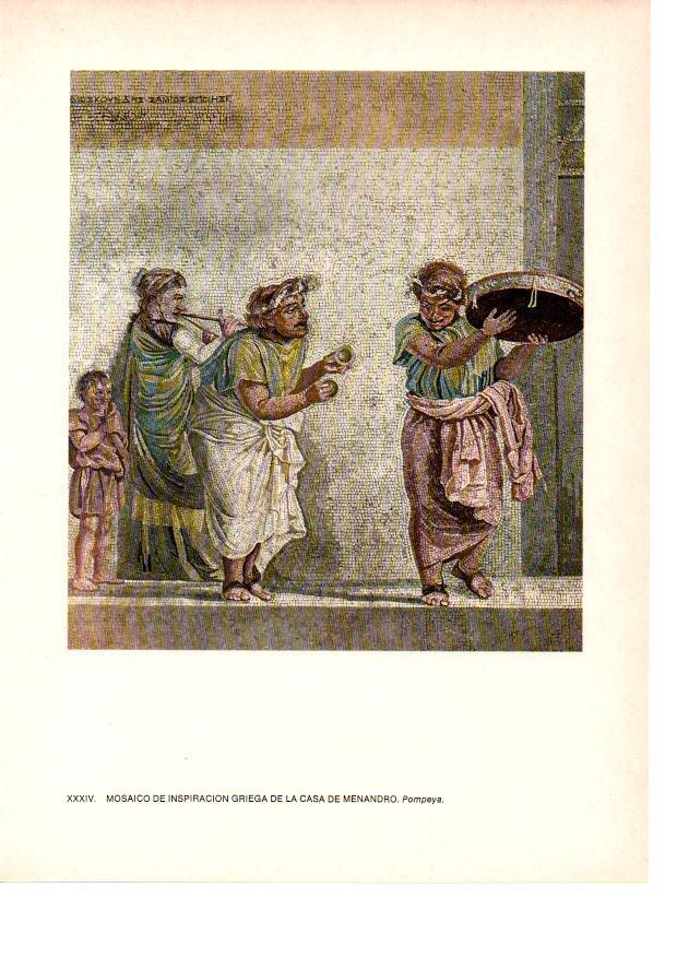 LAMINA 27823: Mosaico de la Casa de Menandro de Pompeya