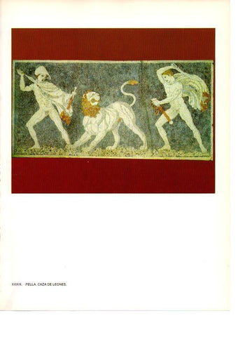 LAMINA 27997: Caza de leones, de Pella