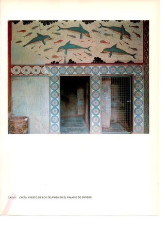 LAMINA 27996: Fresco de los Delfines. Knossos