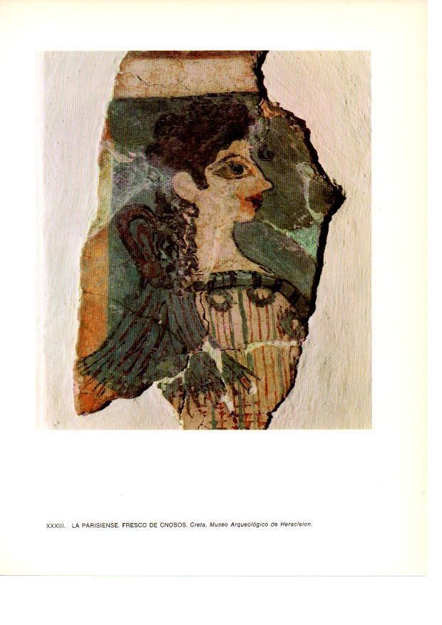 LAMINA 27991: La Parisiense. Fresco de Knossos