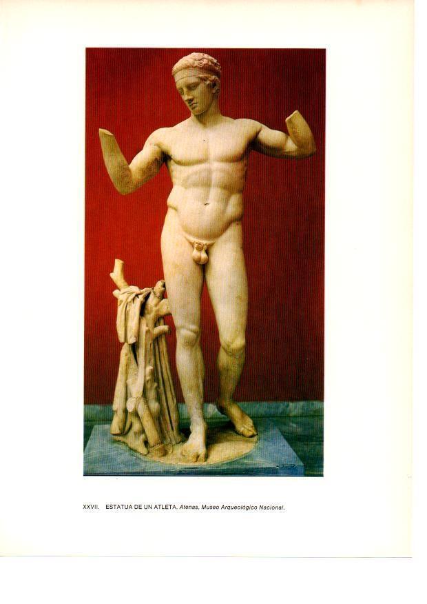 LAMINA 27985: Estatua de un atleta. Grecia
