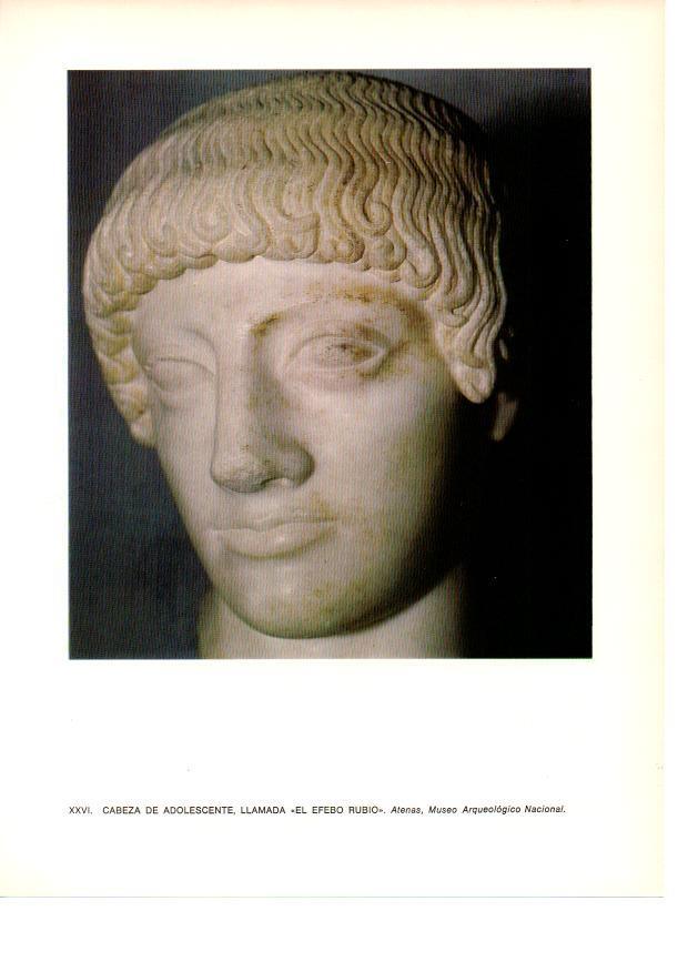LAMINA 27984: El efebo rubio. Grecia