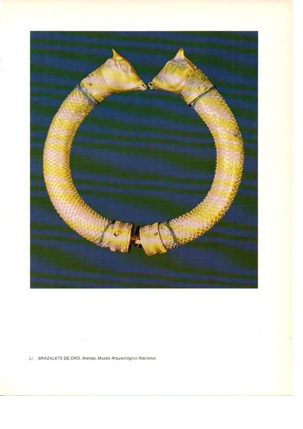 LAMINA 28009: Brazalete de oro de la antigua Grecia