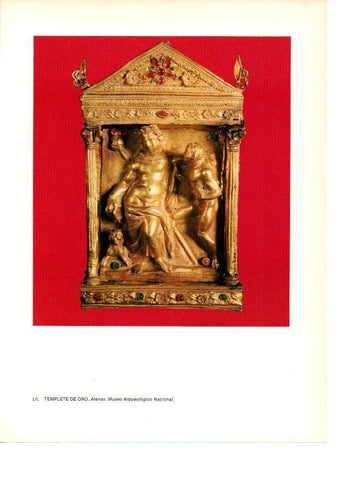 LAMINA 28010: Templete de oro de la antigua Grecia