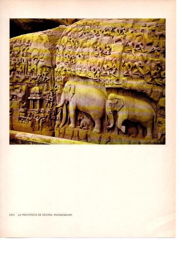 LAMINA 28038: La Penitencia de Arjuna, Mahabalipuram