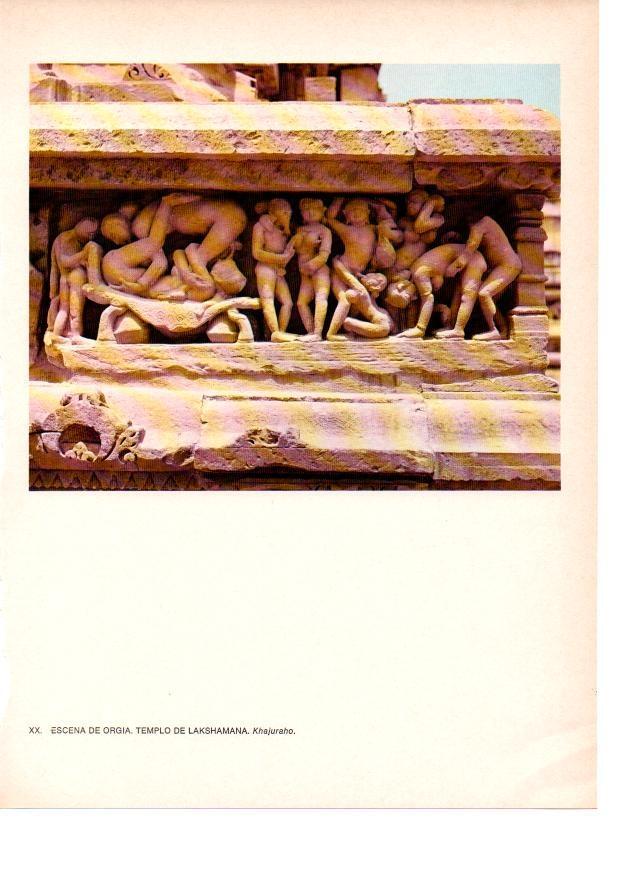 LAMINA 28034: Orgia, Templo de Lakshamana, Khajuraho