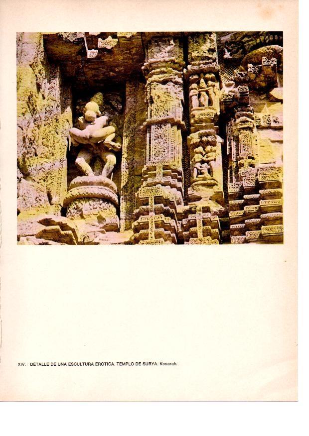 LAMINA 28028: Escultura erotica del Templo del dios Surya, Konarak
