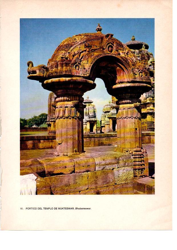 LAMINA 28020: Portico del templo de Mukteswar en Bhubaneswar