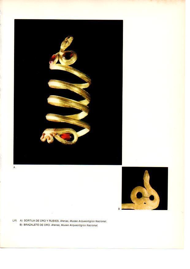 LAMINA 28014: Sortija y brazalete de la antigua Grecia
