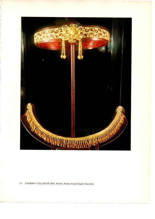 LAMINA 28013: Diadema y collar de oro de la antigua Grecia