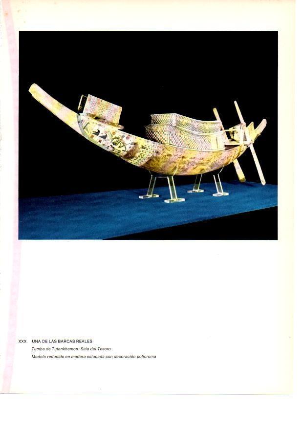LAMINA 27932: Barce Real de la tumba de Tutankhamon