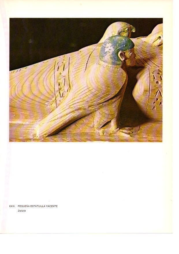 LAMINA 27931: Detalle de la estatuilla yacente de Tutankhamon