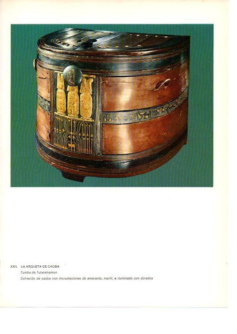 LAMINA 27924: Arqueta de la tumba de Tutankhamon