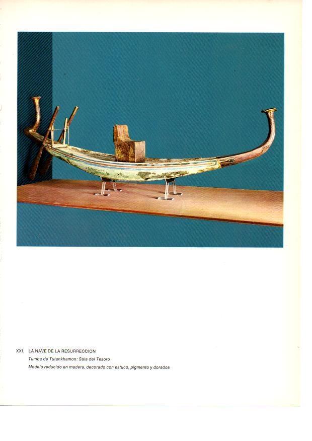 LAMINA 27923: Nave de la Resurreccion de la tumba de Tutankhamon