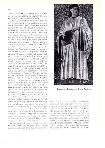 LAMINA 28293: Boccacio, pintura del Convento de Santa Apolonia