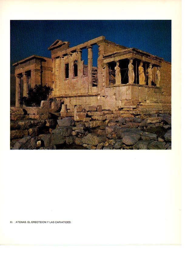 LAMINA 27969: Erection y cariatides de Atenas