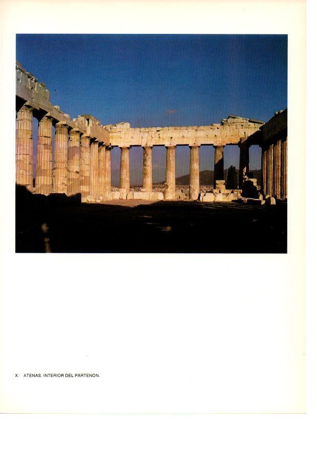 LAMINA 27968: Interior del Partenon de Atenas