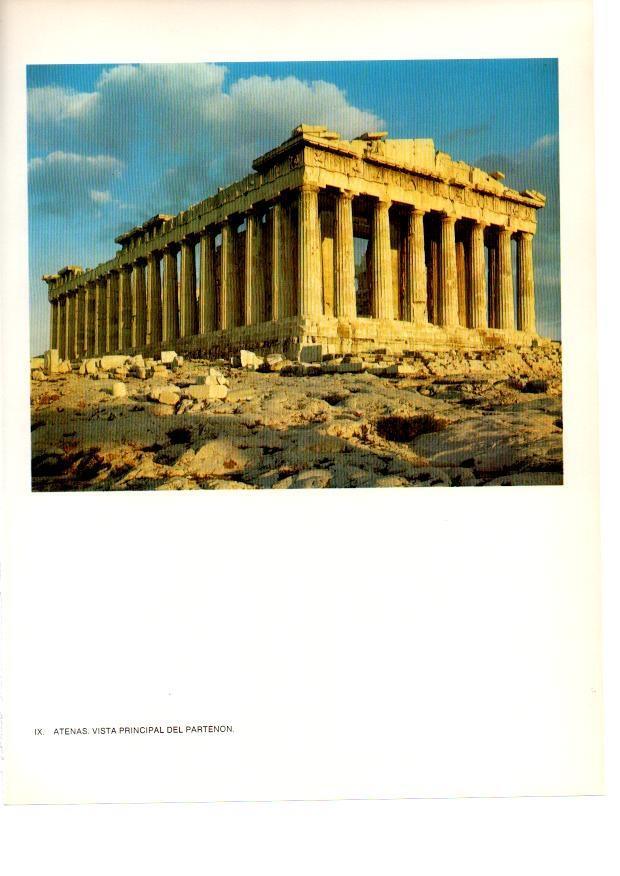 LAMINA 27967: Vista principal del Partenon de Atenas
