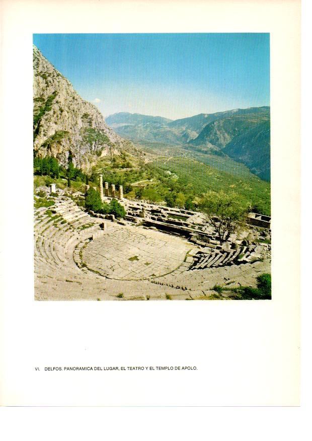 LAMINA 27964: Teatro y templo de Apolo en Delfos