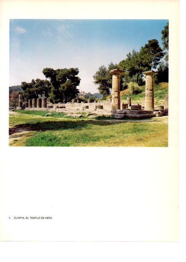 LAMINA 27963: Templo de Hera en Olimpia