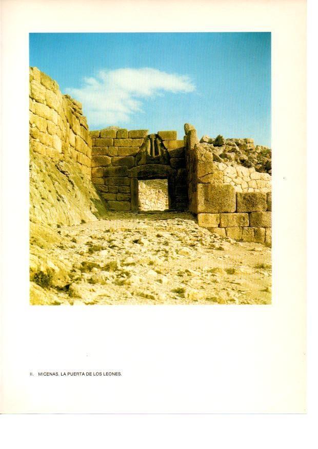 LAMINA 27960: Puerta de los Leones de Micenas