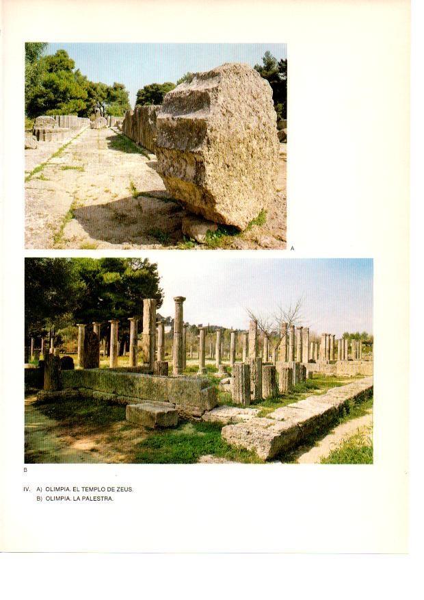 LAMINA 27962: Templo de Zeus y palestra de Olimpia