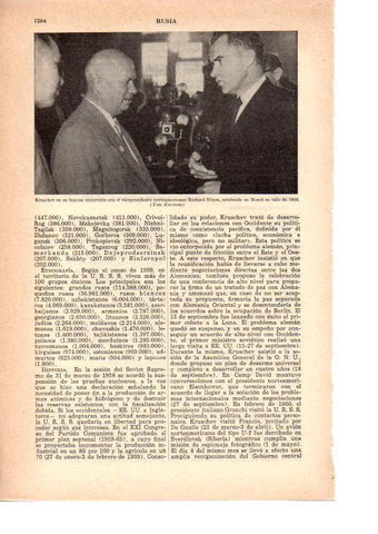 LAMINA 38836: Kruschev y Richard Nixon en 1959