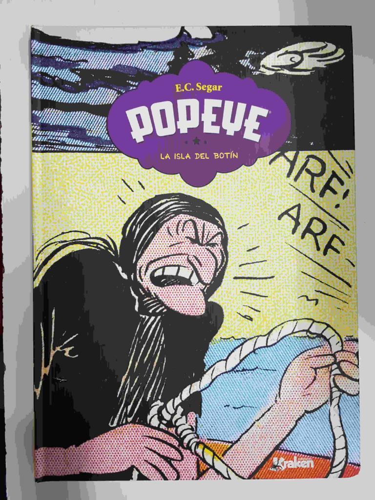 Ed. Kraken: Popeye, La isla del botin - E.C. Segar. Tiras diarias desde Diciembre 1933 a julio 1935