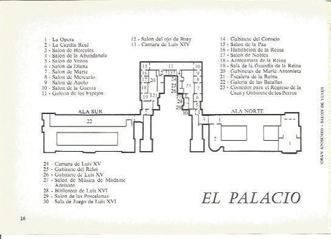 LAMINA V01967: Versalles. Planta del Palacio