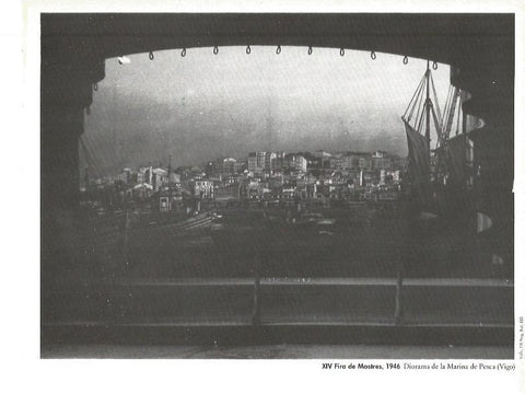 LAMINA V02469: XIV Fira de Mostres 1946. Diorama de la Marina de Pesca, Vigo