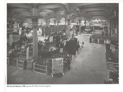 LAMINA V02471: XVI Fire de Mostres 1948. Interior del Palau Victoria Eugenia