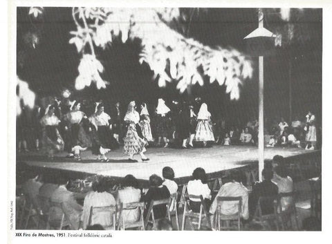 LAMINA V02480: XIX Fire de Mostres 1951. Festival folclorico catalan