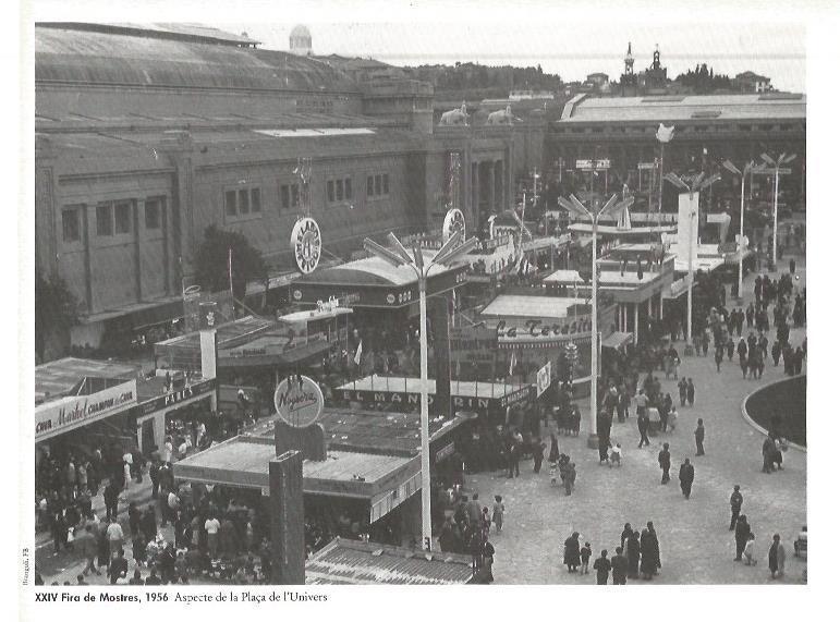 LAMINA V02486: XXIV Fira de Mostres 1956. Plaça del Univers