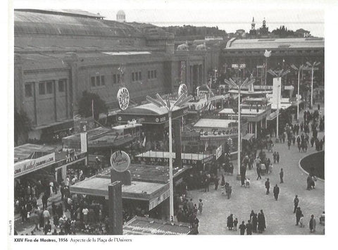LAMINA V02486: XXIV Fira de Mostres 1956. Plaça del Univers