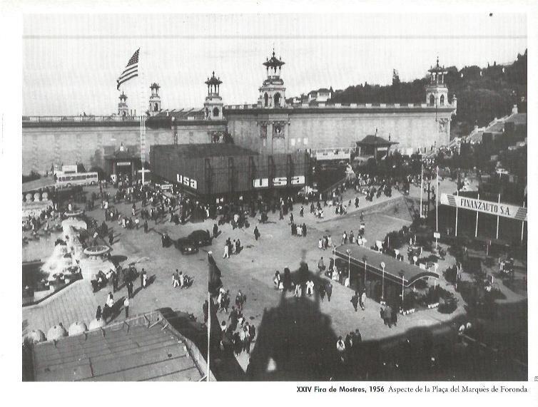 LAMINA V02487: XXIV Fira de Mostres 1956. Plaça Marques de Foronda