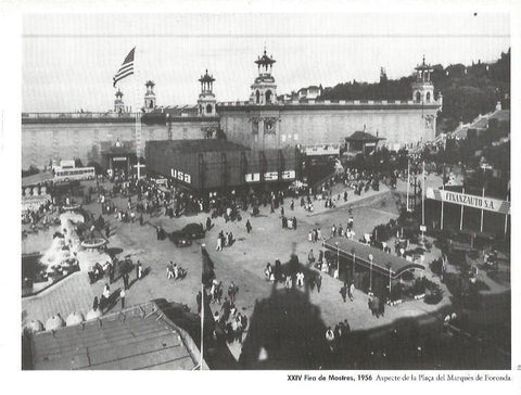 LAMINA V02487: XXIV Fira de Mostres 1956. Plaça Marques de Foronda