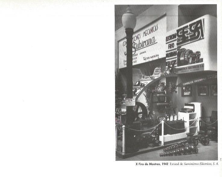 LAMINA V02456: X Fira de Mostres 1942. Estand Suministros Electricos, S.A