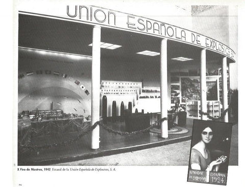 LAMINA V02457: X Fira de Mostres 1942. Estand Union Española de Explosivos, S.A