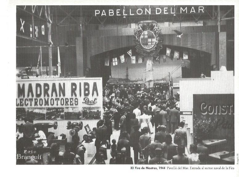 LAMINA V02461: XII Fira de Mostres 1944. Pabellon del Mar, sector naval