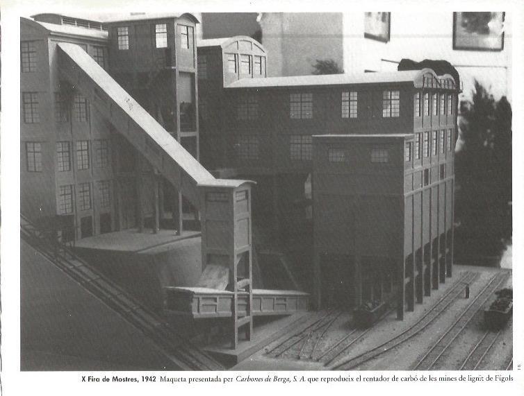 LAMINA V02451: X Fira de Mostres 1942. Maqueta presentada por Carbones de Berga, SA