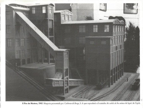 LAMINA V02451: X Fira de Mostres 1942. Maqueta presentada por Carbones de Berga, SA