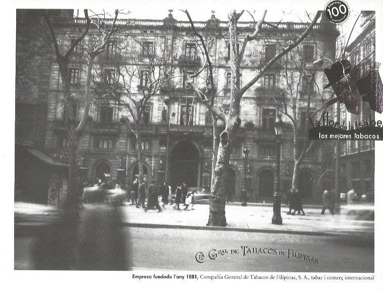LAMINA V02525: Compañía General de Tabacos de Filipinas en Barcelona