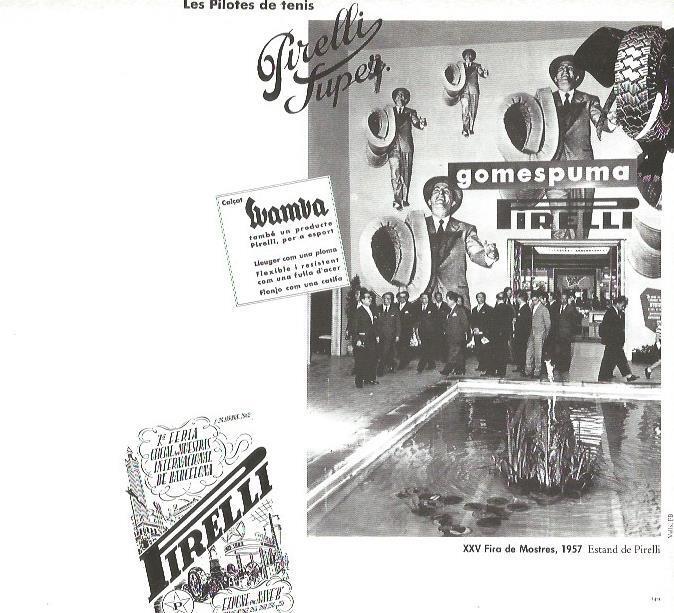 LAMINA V02498: XXV Fira de Mostres 1957. Estand Pirelli