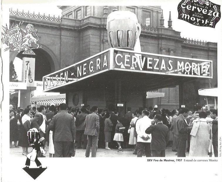 LAMINA V02499: XXV Fira de Mostres 1957. Estand Moritz