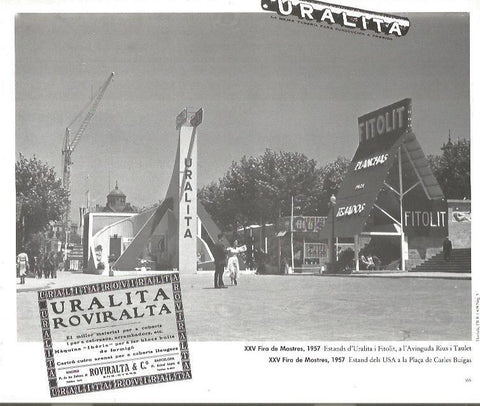 LAMINA V02501: XXV Fira de Mostres 1957. Estands Uralita y Fitolit