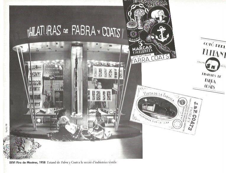 LAMINA V02506: XXVI Fira de Mostres 1958. Estand Fabra y Coats