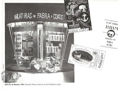 LAMINA V02506: XXVI Fira de Mostres 1958. Estand Fabra y Coats