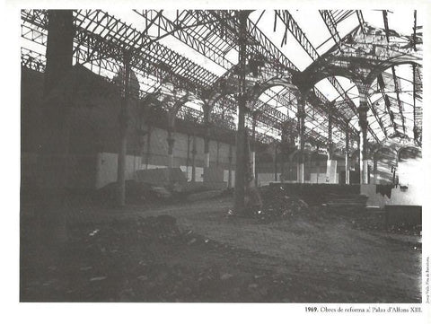 LAMINA V02517: 1969. Obras de reforma del Palau Alfons XIII