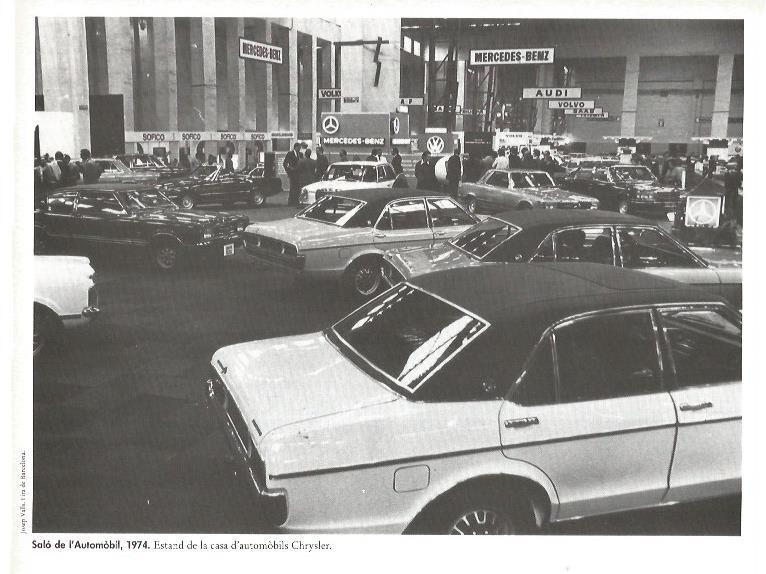 LAMINA V02518: Salon del automobil 1974. Estand Chrysler
